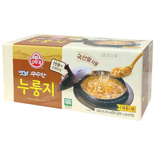 오뚜기 옛날 구수한 누룽지 60g (18개)