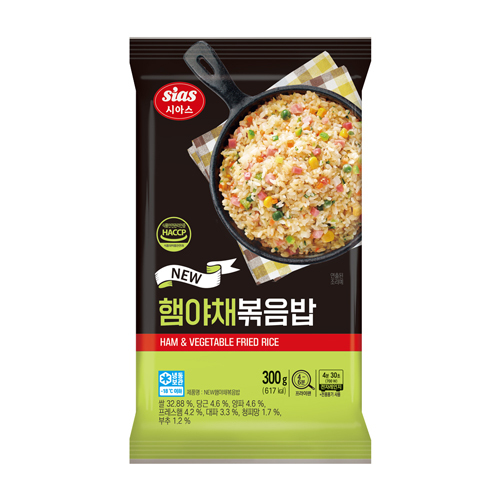 시아스 NEW 햄 야채 볶음밥 300g