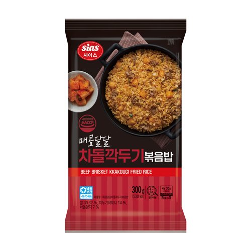 시아스 매콤달달 차돌깍두기 볶음밥 300g x 10봉