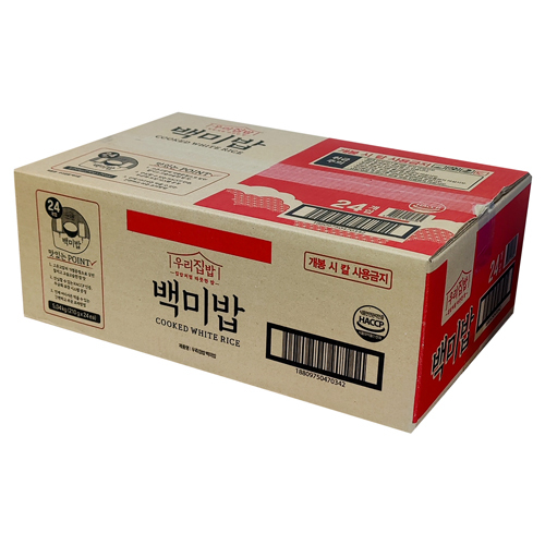 시아스 우리집밥 백미밥 210g (24개)