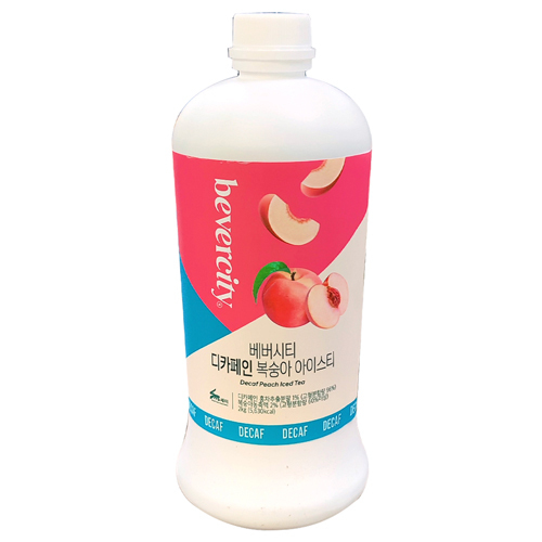 세미 베버시티 아이스티 시럽 복숭아 디카페인 2kg