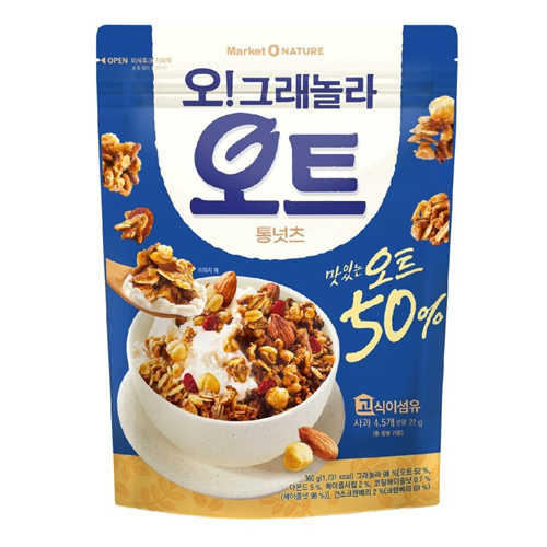 오리온 오 그래놀라 오트 통넛츠 360g x 8개