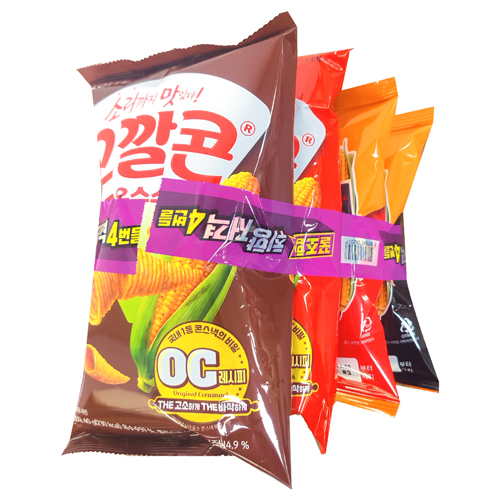 롯데 꼬깔콘 치토스 스낵 4번들 188g