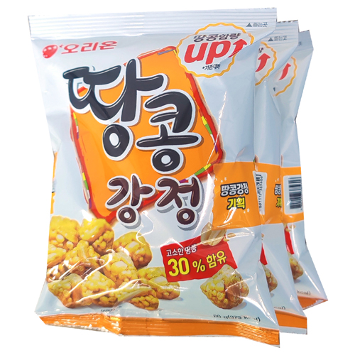 오리온 땅콩 강정 80g (3번들)
