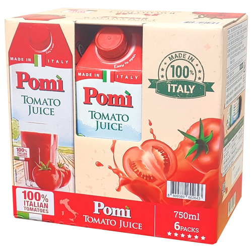 포미 토마토 착즙 주스 750ml (12팩)