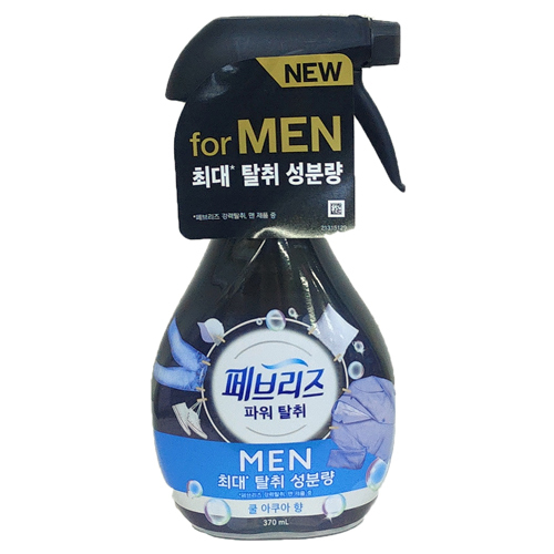 페브리즈 파워탈취 포맨 쿨 아쿠아향 370ml