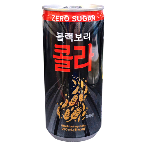 블랙보리 콜라 제로슈거 210ml (24캔)