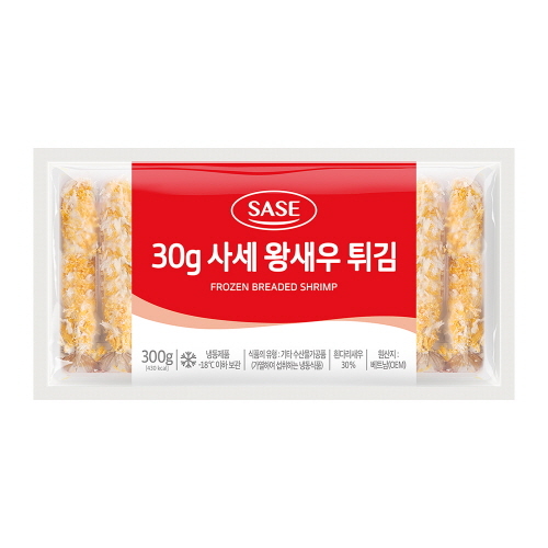 사세 왕 새우 튀김 30g (10개입)