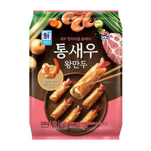 사조 통새우 왕만두 220g