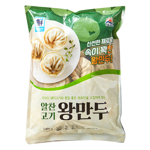 사조 알찬 고기 왕만두 1400g
