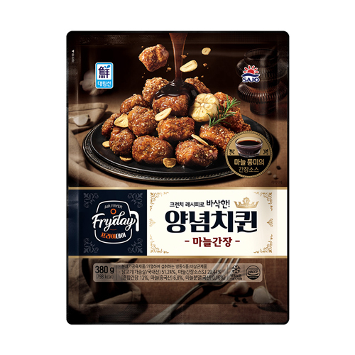 사조 대림선 Fryday 양념치퀸 마늘간장 380g