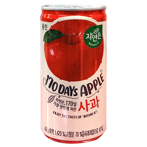 웅진 자연은 사과 180ml (30캔)