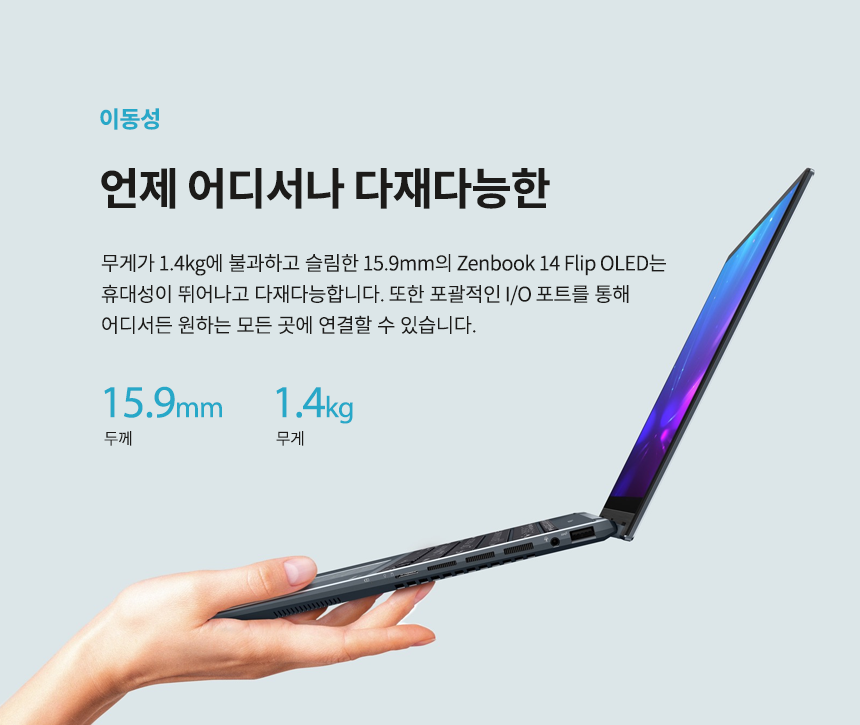 zenbook 14 flip oled up 5401