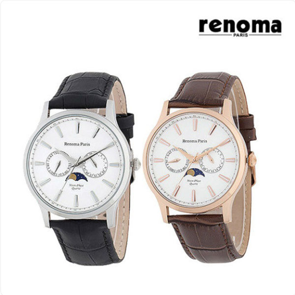 [renoma] 레노마 남성 가죽 손목시계 RE-500(색상선택)
