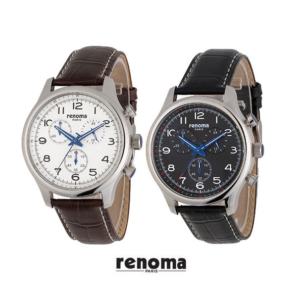 [renoma] 레노마 남성 가죽 손목시계 RE-5465(색상선택)