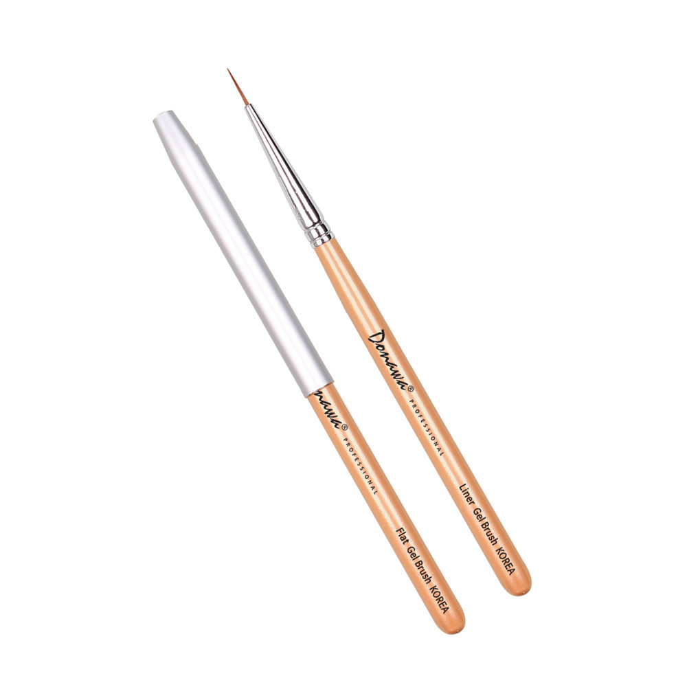 도나와,donawa,젤네일아트,네일아트브러시,그라데이션브러시,네일브러시,젤네일브러시,손톱솔,네일재료,젤브러시,도나와 젤 네일아트 젤브러시 미들라이너 베이지 DSGB-L-BE