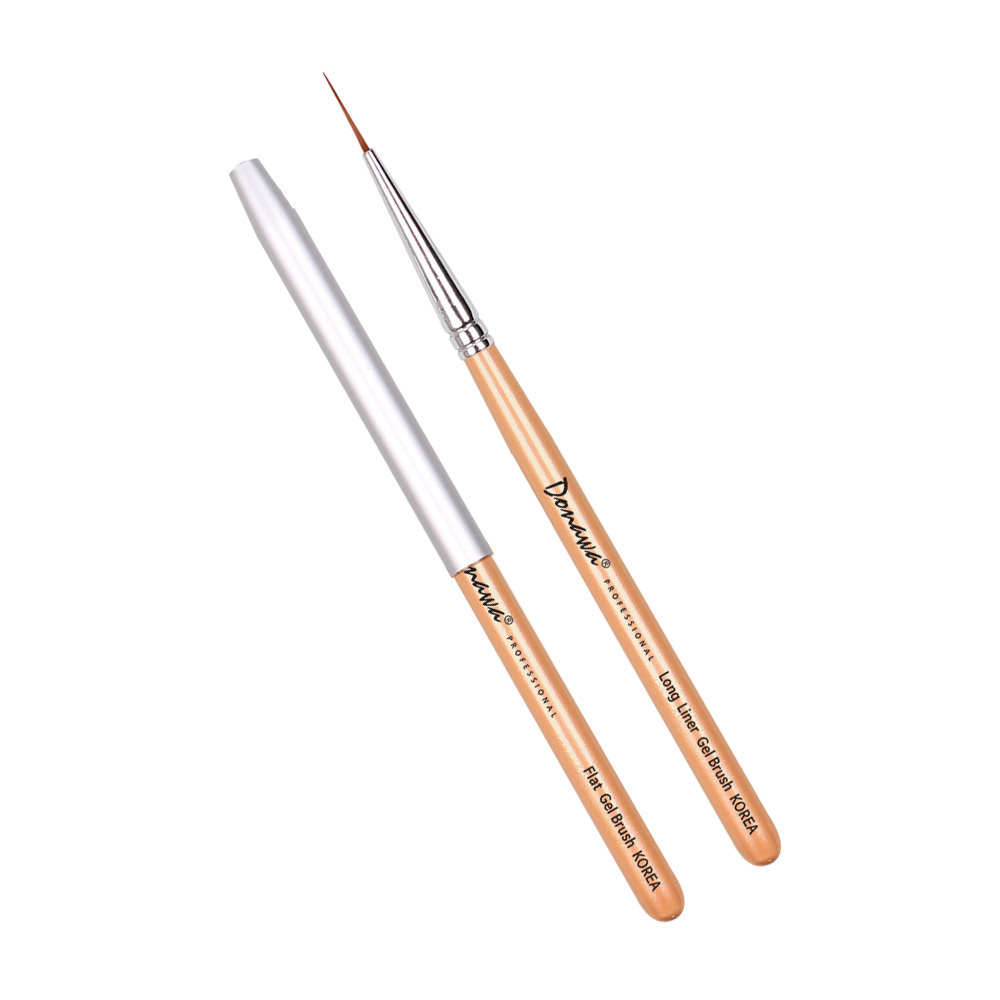 도나와,donawa,젤네일아트,네일아트브러시,롱라이너브러시,네일브러시,젤네일브러시,손톱솔,네일재료,젤브러시,도나와 젤 네일아트 젤브러시 롱라이너 베이지 DSGB-LL-BE