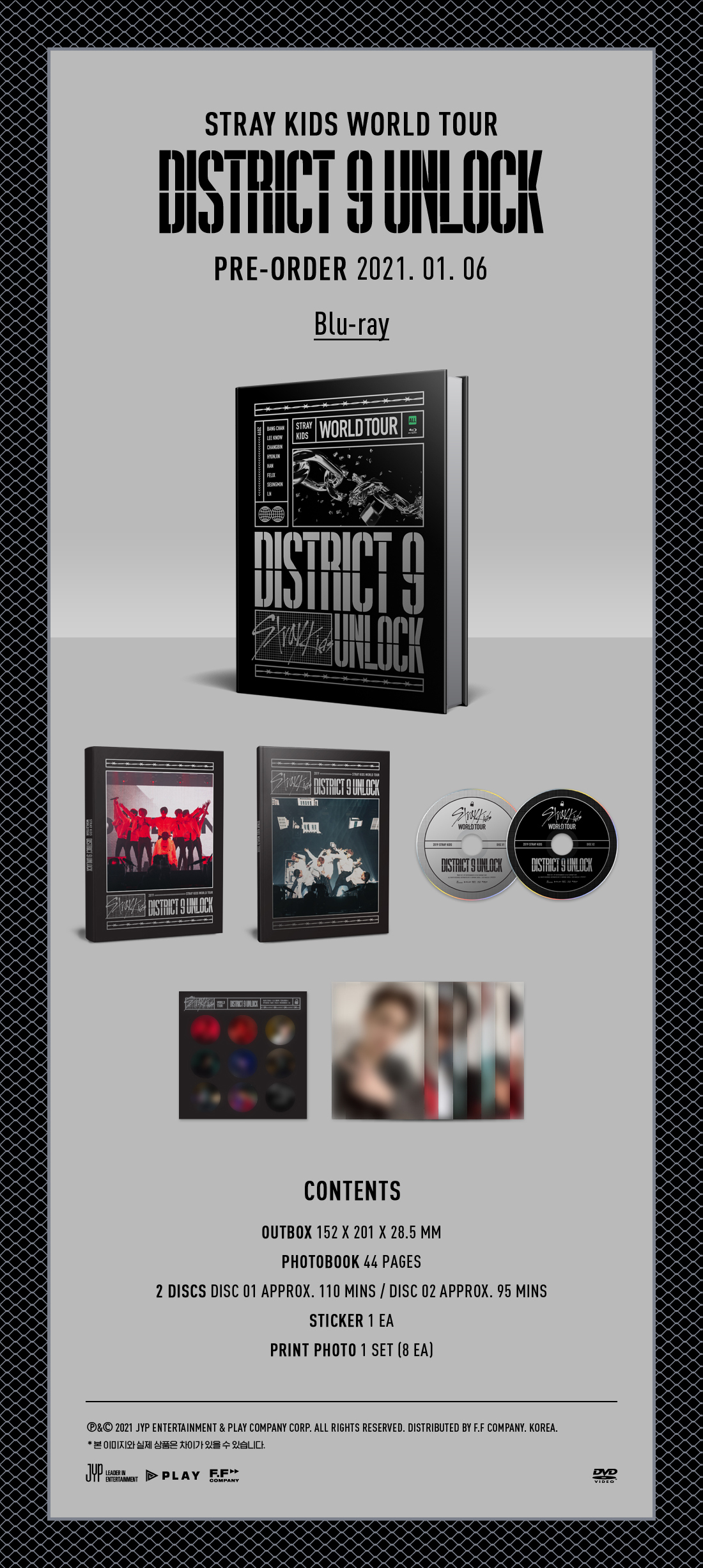 STRAY KIDS - World Tour [District 9 : Unlock' in SEOUL] (BLU-RAY) STRAYKIDS STRAYKIDS STRAYKIDSDVD STRAYKIDSBLURAY STRAYKIDSWorldTour STRAYKIDSDistrict9 District9Unlock'inSEOUL K-POPAlbum K-POP Iamyou