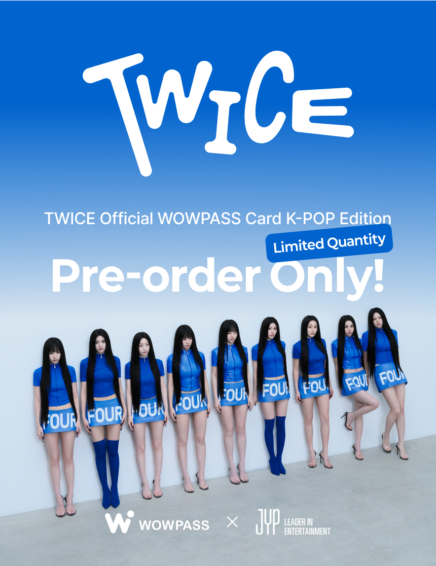 TWICE WOWPASS TWICE Official Card JYP x WOWPASS Limited