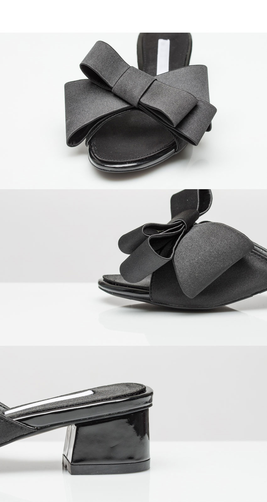 또오세 여성 새틴 여성뮬슬리퍼형샌들