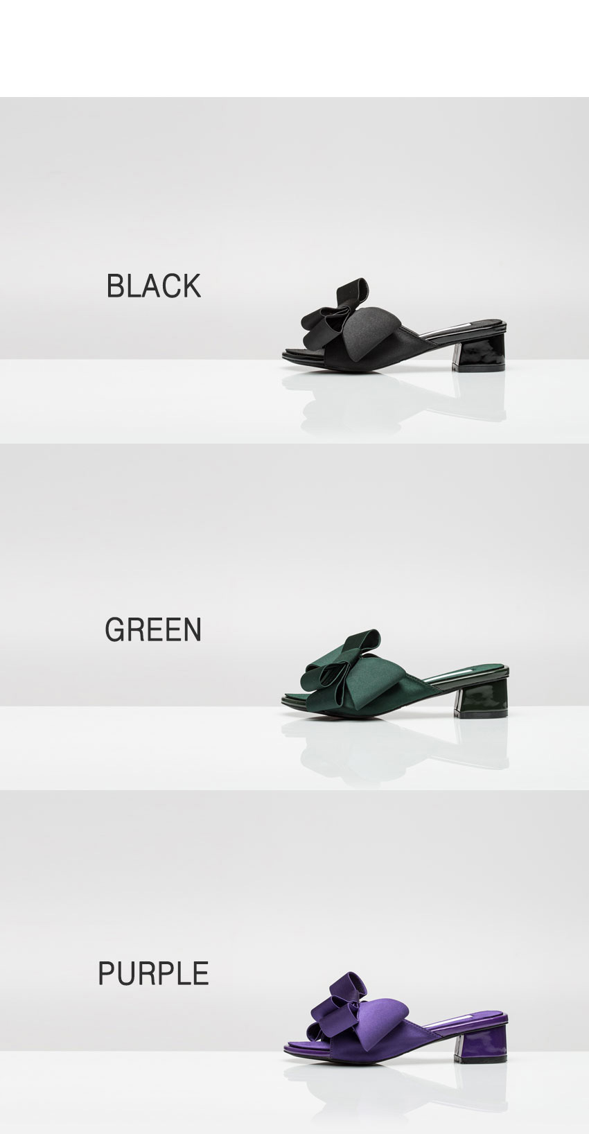 또오세 여성 새틴 여성뮬슬리퍼형샌들