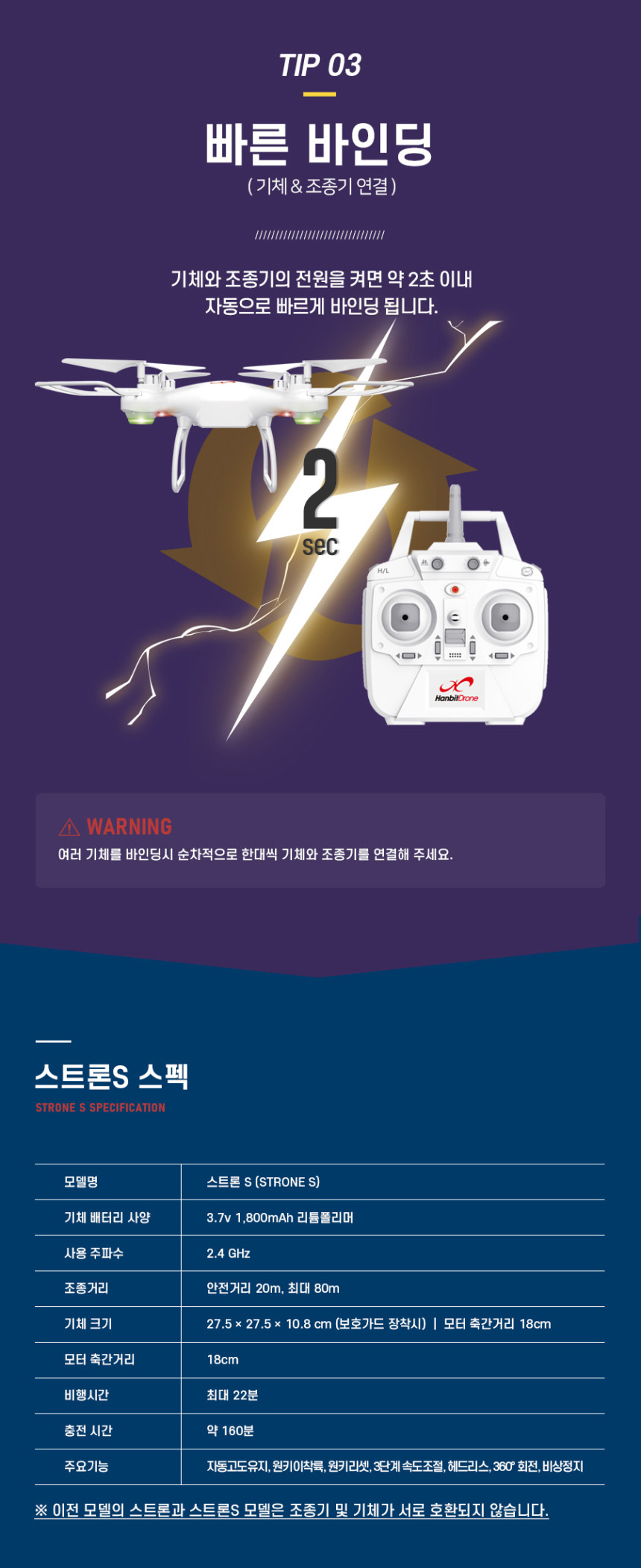 한빛드론 스트론S 교육 입문용 드론 (한정 수량) - G마켓 모바일