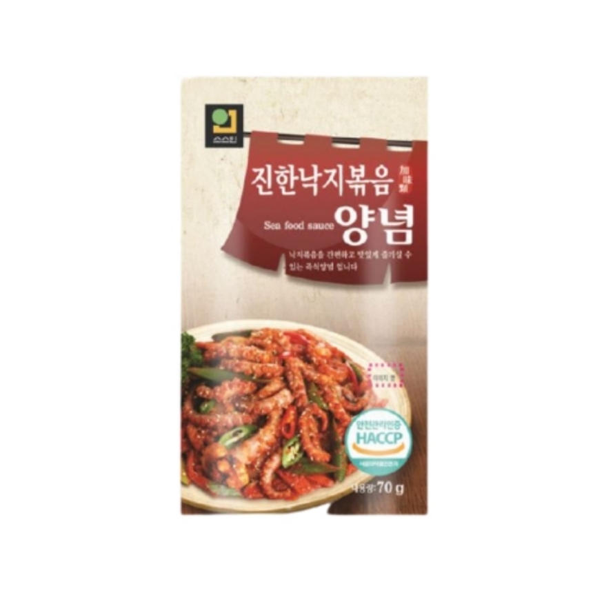 [ 한국소스 소스인 ] 진한 낙지볶음 양념 70g x 150개입