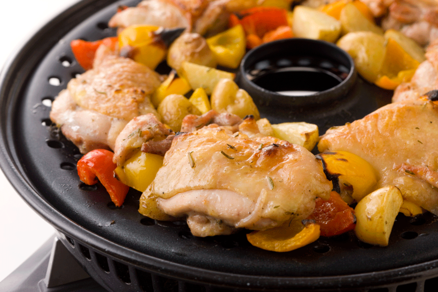 조이쿡 직화오븐 닭고기 구이