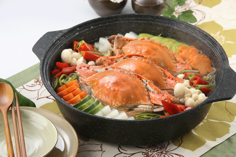 조이쿡 직화 오븐 해물 전골 