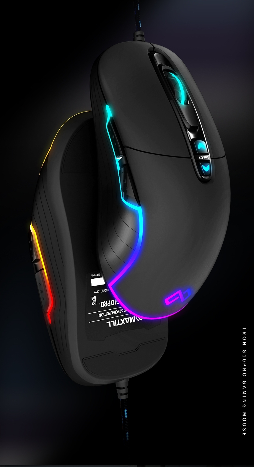 TRON G10 PRO reborn 3330 RGB 게이밍 마우스 - G마켓 모바일