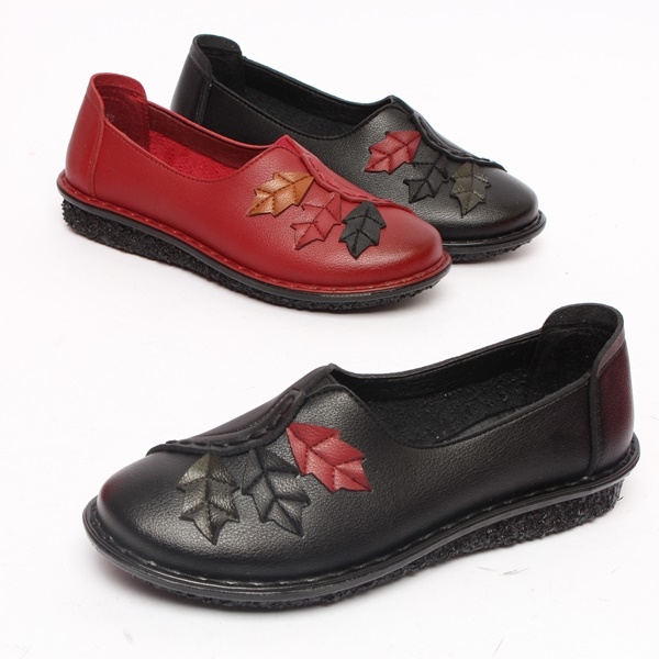 델로시 나뭇잎 여성단화_1