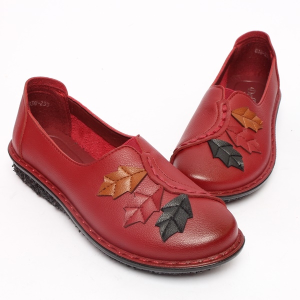 델로시 나뭇잎 여성단화_5