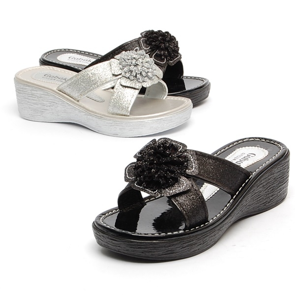 거북선 국화스트랩 중굽슬리퍼 (5.5cm)_1