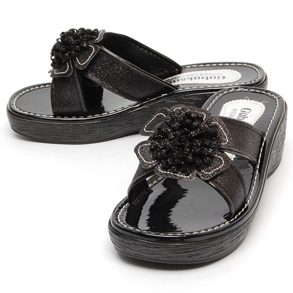 거북선 국화스트랩 중굽슬리퍼 (5.5cm)_4