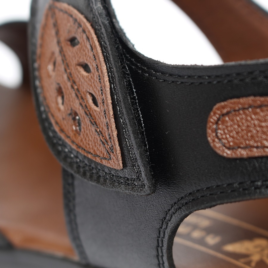 통가죽 핸드메이드 나뭇잎 여성샌들_11