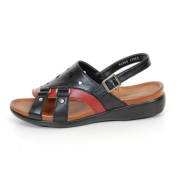 RG 통가죽 수제화 배색 샌들_3