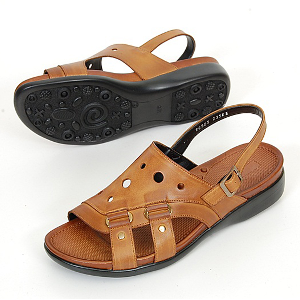 RG 통가죽 수제화 배색 샌들_6