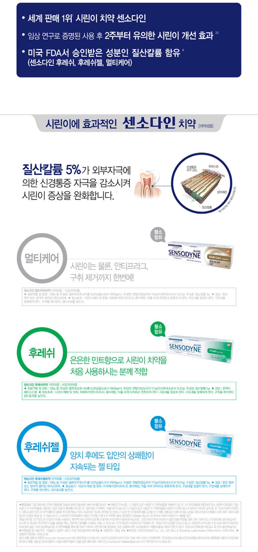 sensodyne korea