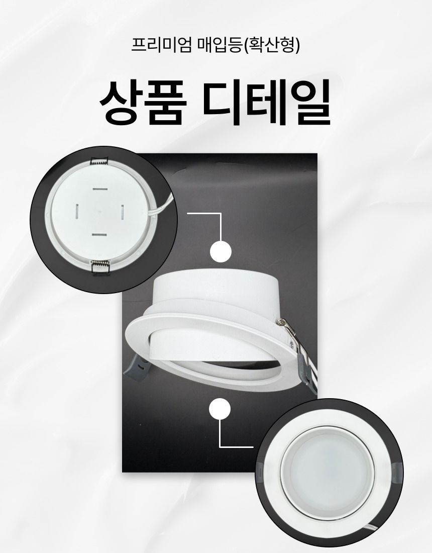 VANGLE 다운라이트 시력보호 2인치 LED 매입등 매립등20