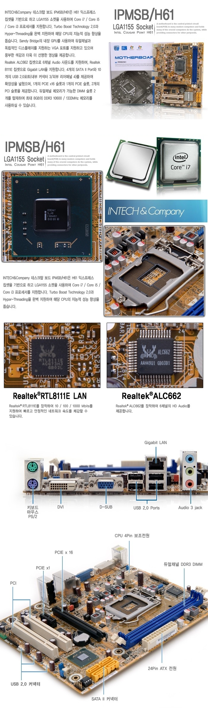 PEGATRON IPMSB-H61 H61...