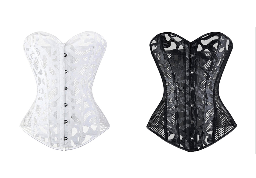 COUNTER LOUNGE CO0199 White wedding corset sexy co