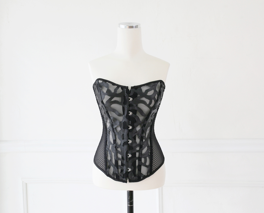 COUNTER LOUNGE CO0199 White wedding corset sexy co