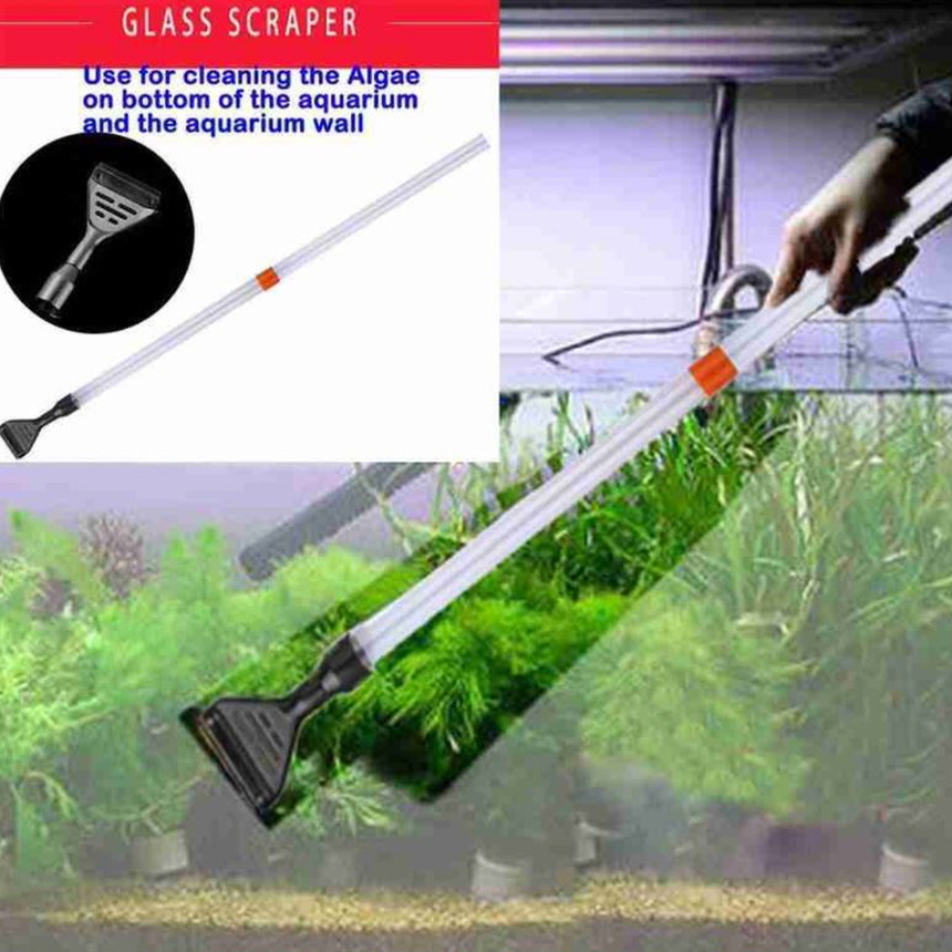 어항 수족관 청소 물갈이 수동 펌프 스크레퍼 세트