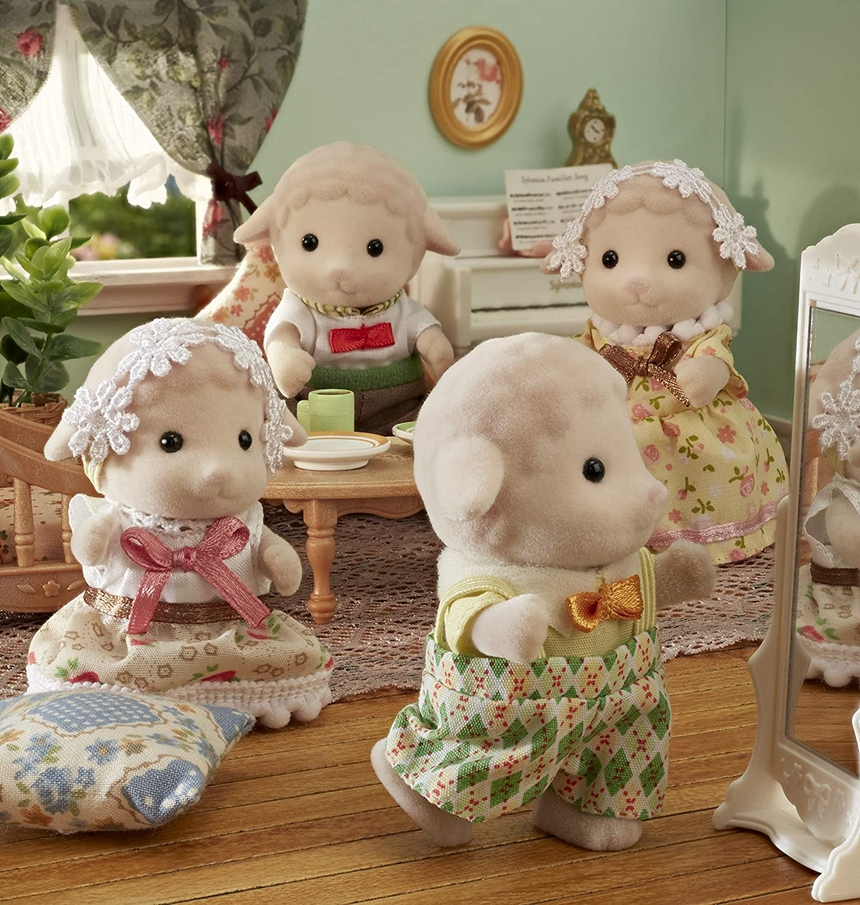실바니안 패밀리 양 패밀리 가족 인형 FS-42