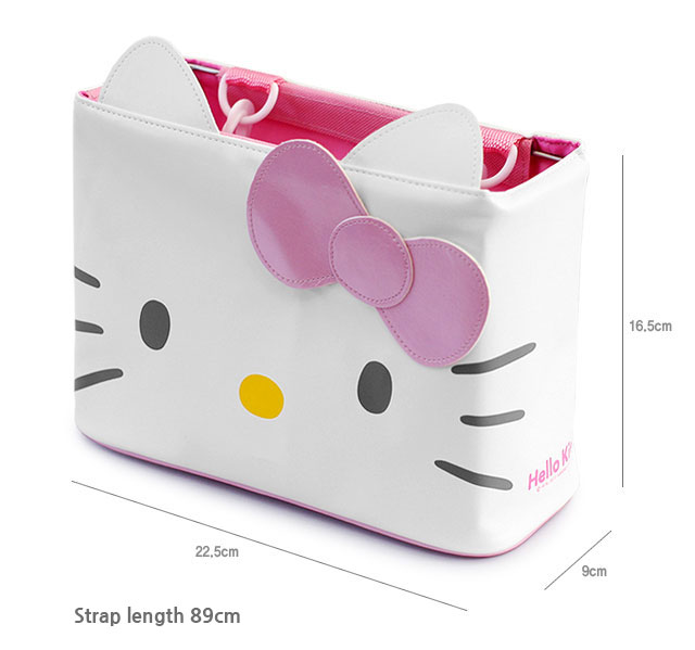 Genuine Hello Kitty Car Accessory Multi purpose Utility Case Pink Bowr Vehicle eBay