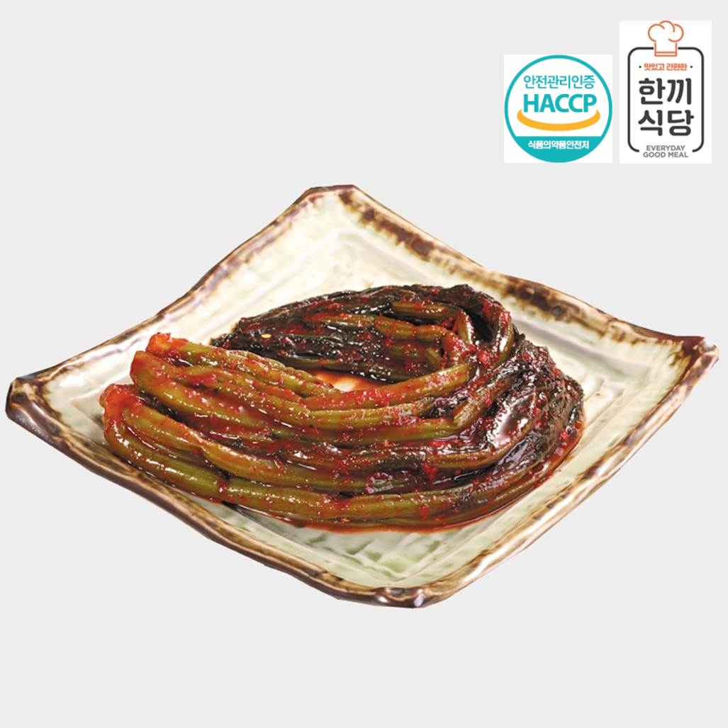 [한울김치] 한끼식당  우리 농산물 100% 
갓김치 1kg