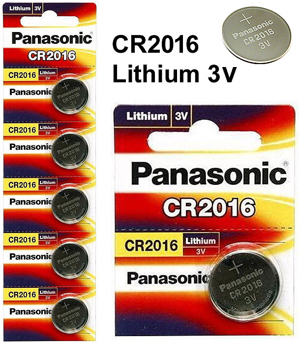 Panasonic Cr2016 3v Lithium Battery 1pack X 5pc 5 Single Use Batteries Ebay