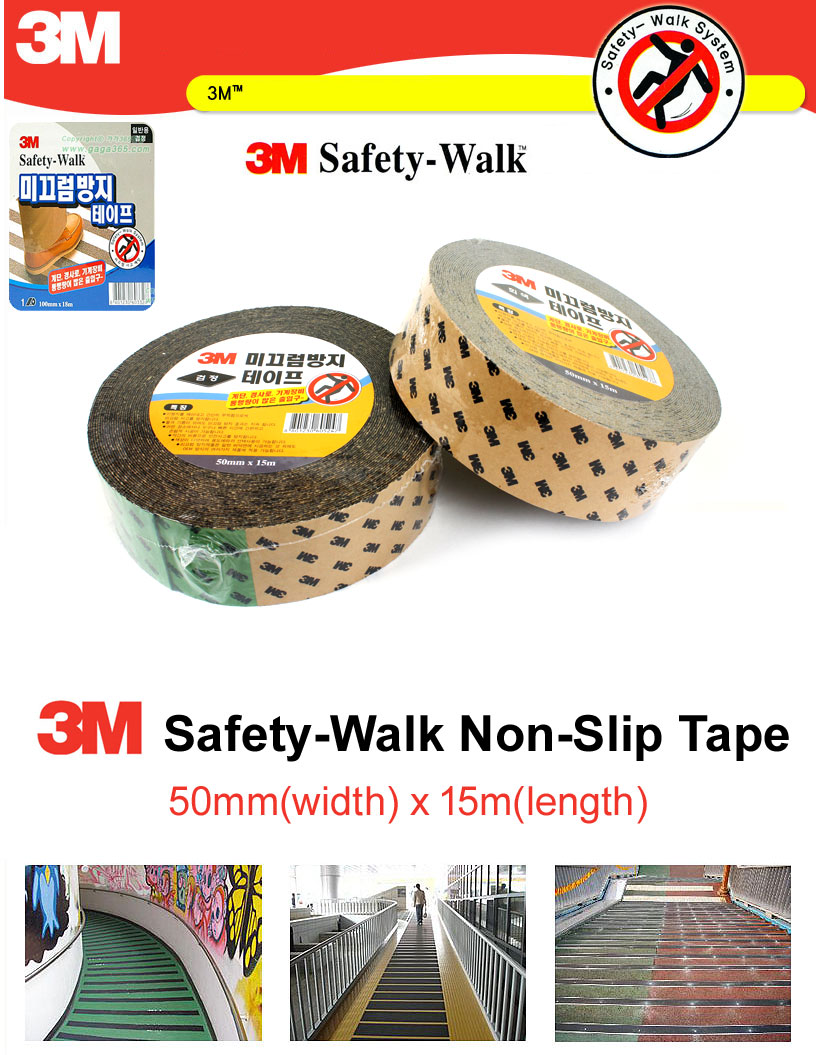 3M SafetyWalk Anti Skid NonSlip Adhesive Resistant Tapes Roll, (50mm