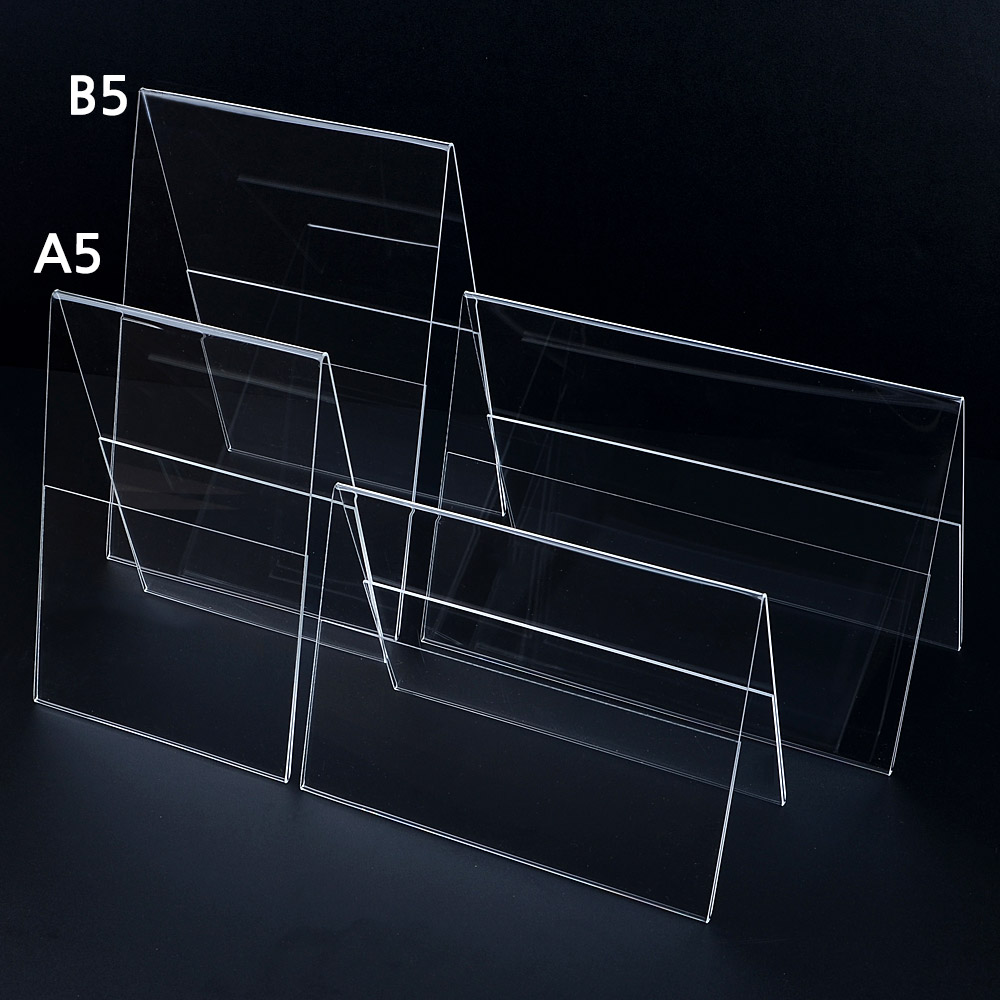 아크릴 메뉴판 가격표 꽂이 스탠드 쇼케이스 네임판