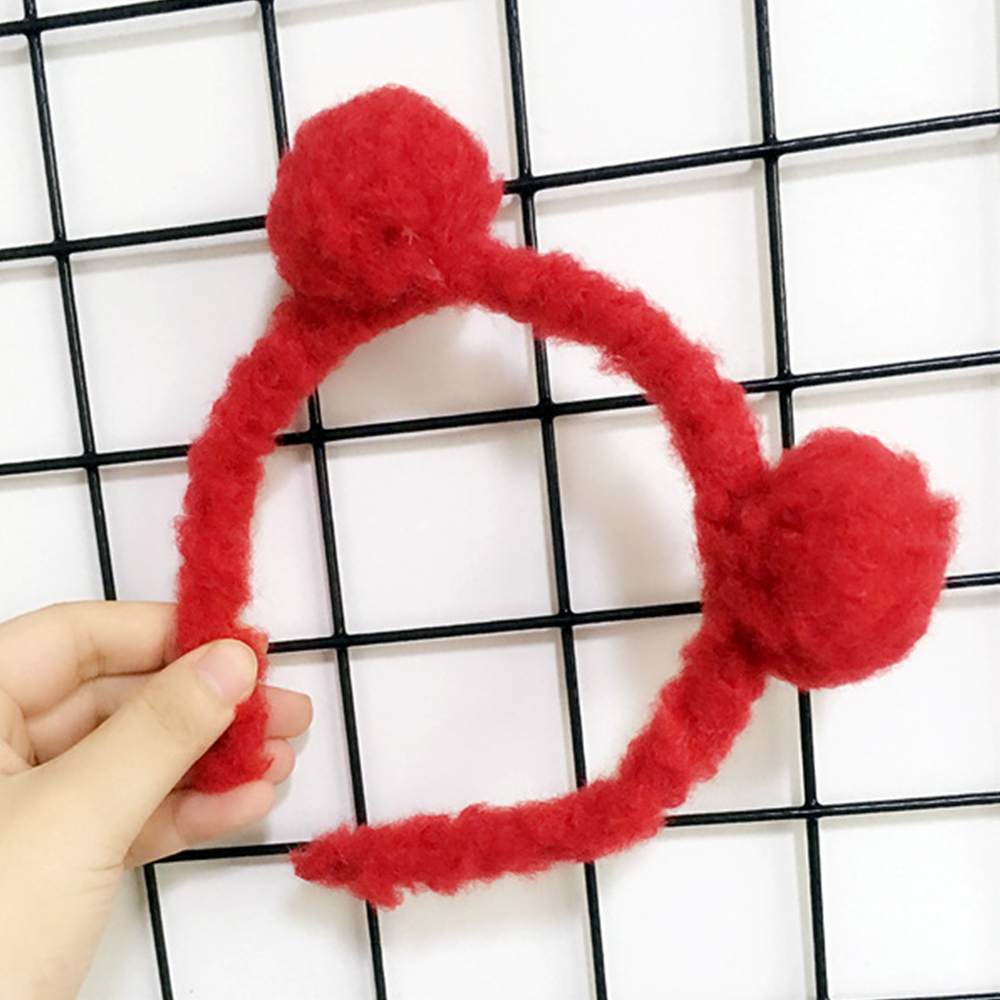 Hair Accessories Bear Headband Cute Pom-Form Hair 